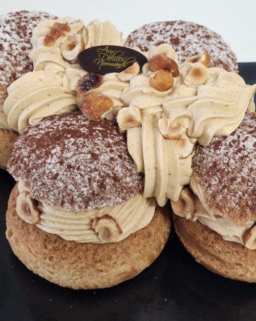 Choux Pistache Framboise 4 pers